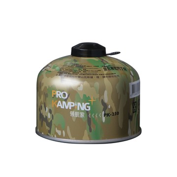 Pro Kamping 迷彩高山瓦斯罐 230g (PK-230)_12罐組