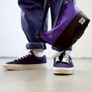 Drifter｜防潑水三用小型隨行單肩包 (紫水晶+純然黑)