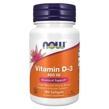 NOW Foods 台灣公司貨 維他命D  180顆  1罐