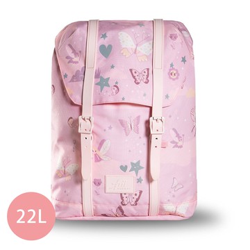 挪威Frii - 輕量護脊書包-蝴蝶粉 (22L)