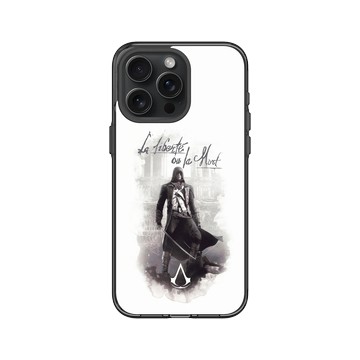iPhone 15 Pro Max Clear 酷墨灰 - Assassin's Creed - La liberté ou la mort