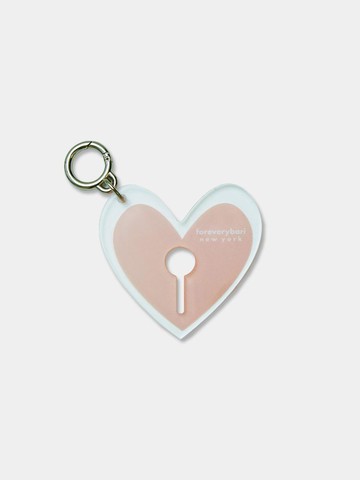 New Heart Poop Bag Holder Keyring [Red]