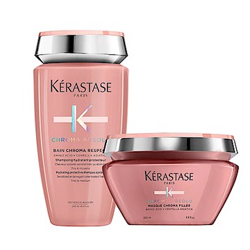 Kerastase卡詩 恆彩重生修護組(恆彩重生髮浴 保濕型250ml+髮膜200ml)