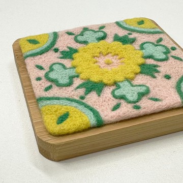 台灣傳統特色花磚  羊毛氈