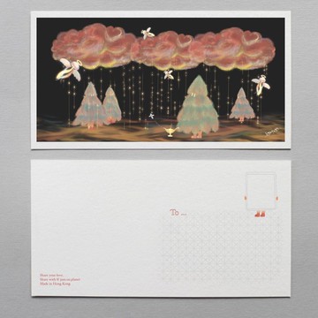 Jam冬日系列名信片 午夜 postcard