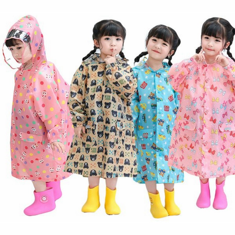 男性と女性のための新しい子供用レインコート 幼稚園児 ワンピースレインコート ランドセル付きポンチョ 通販 Lineポイント最大get Lineショッピング