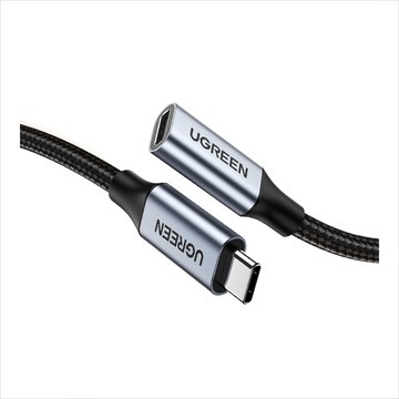 UGREEN 綠聯 USB-C Type-C 延長傳輸線10Gbps金屬編織版  1條  1m