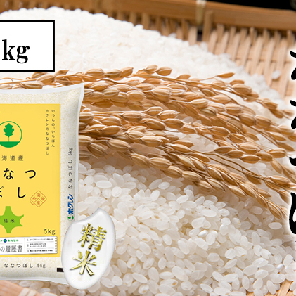 定期便 10ヵ月連続10回 北海道産 ななつぼし 精米 5kg 米 特A 白米 お取り寄せ ごはん 道産米 ブランド米 5キロ おまとめ買い お米 ふっくら ようてい農業協同組合 ホクレン 送料無料