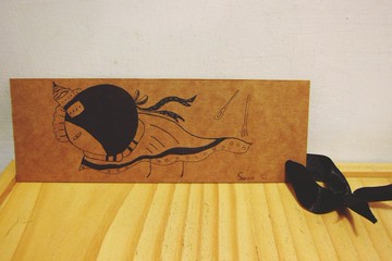 大頭症女孩日常萬用書籤-甜點女孩轉圈圈篇