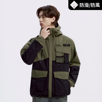 男裝 NRN WINDSTOPPER BY GORE-TEX LABS 多功能外套 - 軍綠色
