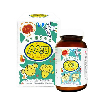 杏懋 藤田鈣 AA顆粒鈣  100gm/瓶) DHA、胡蘿蔔素、乳酸菌、B群、必需氨基酸 憨吉小舖