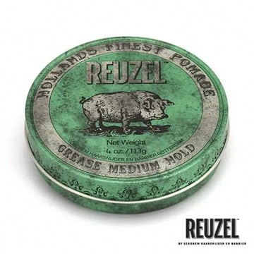 REUZEL 綠豬中強髮油 113g