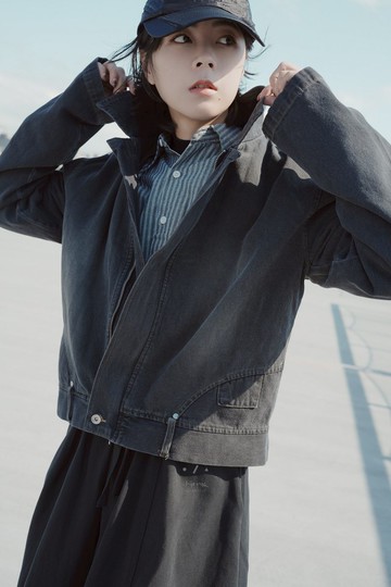 終於找到我的腰牛仔外套 - 2色 - 黑牛仔