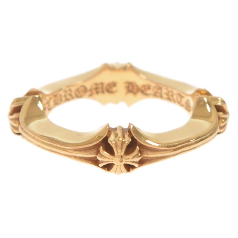 CHROME HEARTS クロムハーツ 22K PLUS&BONE RING プラスアンドボーン ゴールドリング ギャランティコピー付き8号 |  LINEブランドカタログ