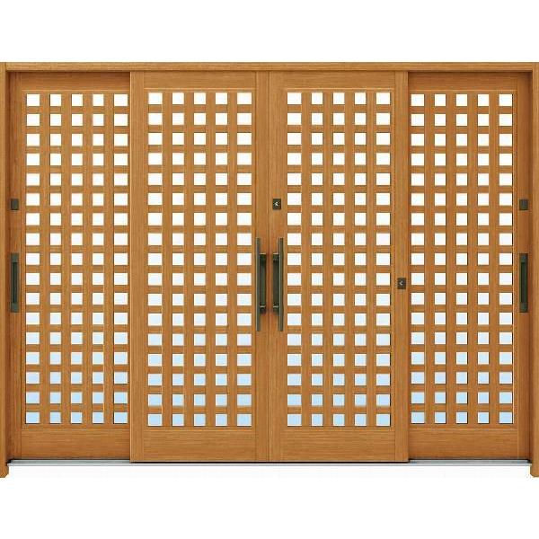 YKKAP玄関 玄関引戸 れん樹[伝統和風] 9尺4枚建[ランマ無] A11