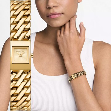 Michael Kors MK Darrington 時尚手鍊式女錶-14mm MK4907