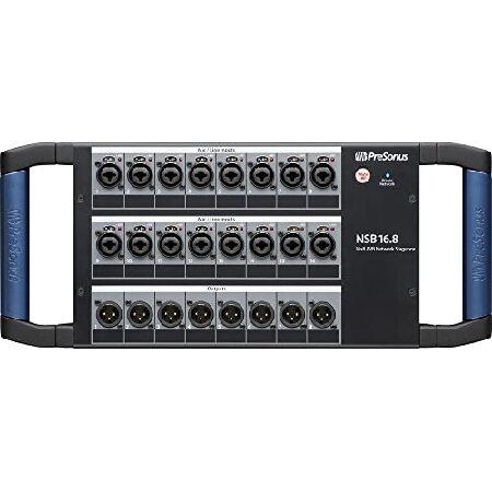 PreSonus NSB 16.8-16 x AVB-Networked Stage Box Bundle with Hosa Technology SH 8X0 Sub Snake Station