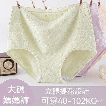 台灣现貨 100KG 胖mm愛穿 中高腰內褲  棉質內褲 高腰純棉內褲 純棉內褲 女性內褲 高腰內褲 女用內褲 高彈內褲