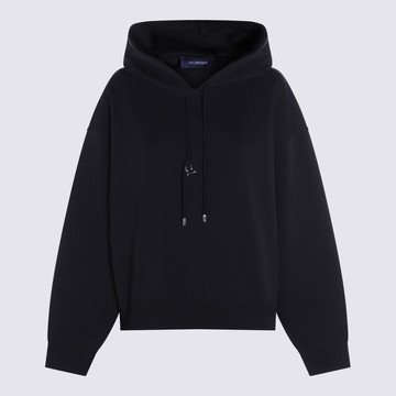 SportMax Black Cotton Sweatshirt