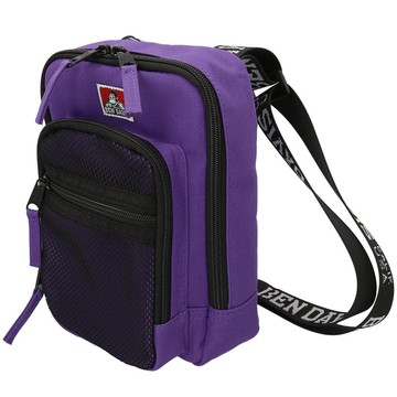 BEN DAVIS BDW-8394-16 MESH POCKET SHOULDER BAG 側背包 (紫色)
