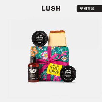 【LUSH 嵐舒】美好人生 身體保養禮盒(磨砂沐浴3+潤膚乳x1)