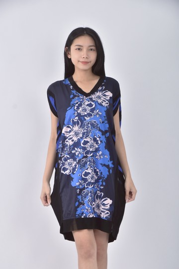 (S) moma質感藍色洋裝