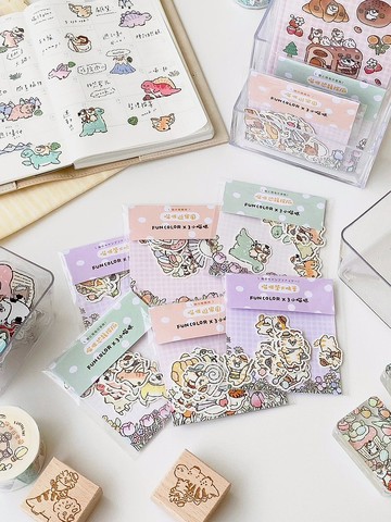 3小喵咪童話冒險旅程貼紙包/手帳貼紙/共3款