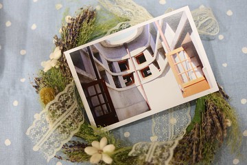 【明信片】新富町市場的天井The patio of Xinfu Market