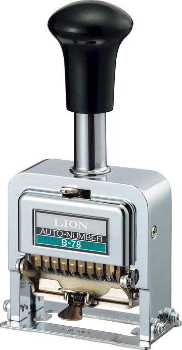 【文具通】LION ライオン 號碼機 ナンバーリング 另售 號碼機棉 號碼機棉夾 L5050017【領券滿額再折千12/31止】