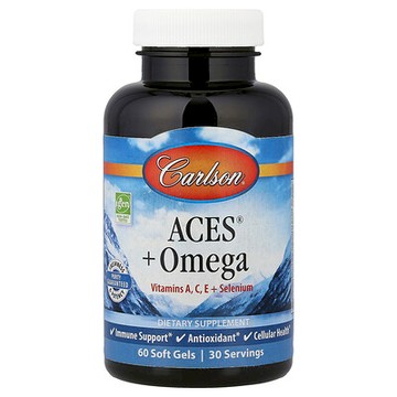 Carlson, ACES® + Omega，60 粒軟膠囊