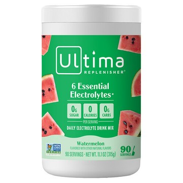 Ultima Replenisher, 電解質混合飲品，西瓜味，11.1 盎司（315 克）