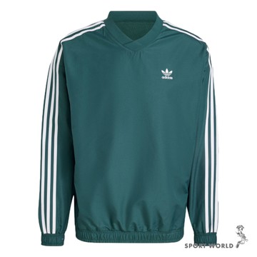 Adidas 長袖上衣 男裝 下擺縮口 綠【運動世界】IZ2462