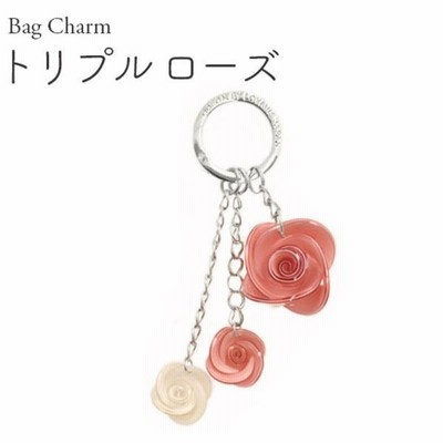 バッグチャーム トリプルローズ