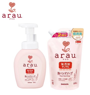arau.愛樂寶 純質粹溫和洗手慕斯300ml/補充包500ml【六甲媽咪】