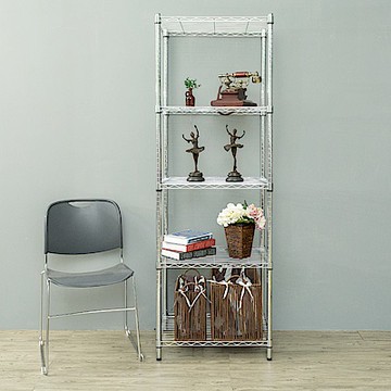 dayneeds 輕型 60x45x180cm 五層電鍍(鎖管)鐵架 波浪架/收納架/置物架