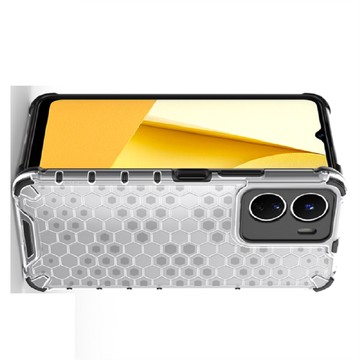 【蜂巢防摔殼】VIVO Y02S 6.51吋 防摔 散熱 保護殼 手機殼