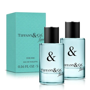 Tiffany&Co Tiffany&Love 愛語男性淡香水小香(5ml)X2入