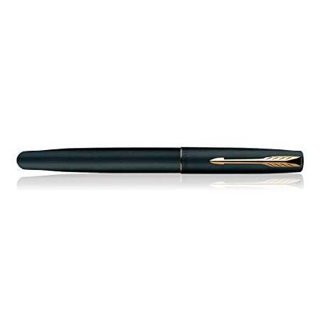 Parker Frontier Matte Black (Gold Nib) GT Fountain Pen