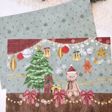 秋日大麗菊設計紙