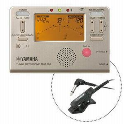 ヤマハ チューナー/ メトロノーム マイクロフォン付き YAMAHA TDM-700GM 返品種別A