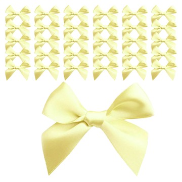 Maket Gamseong 現成禮物包裝緞帶 100個  黃色  8cm