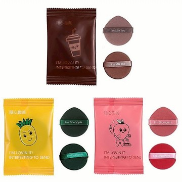 乾濕兩用氣墊粉撲1入｜雙面可用 柔軟Q彈 細緻包邊 上妝均勻 DS015844