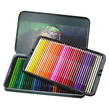 AHOYE 72色油性色鉛筆 畫家鐵盒系列 繪圖 繪畫  1盒
