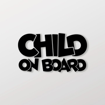 CHILD ON BOARD/A/車貼 SunBrother孫氏兄弟 3M 反光貼紙 防水貼紙 車貼貼紙