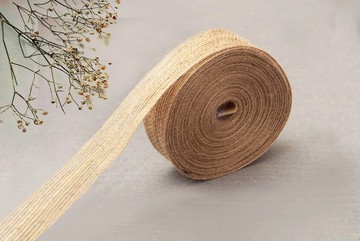 DIY配件/2.5 cm亞麻織帶3碼