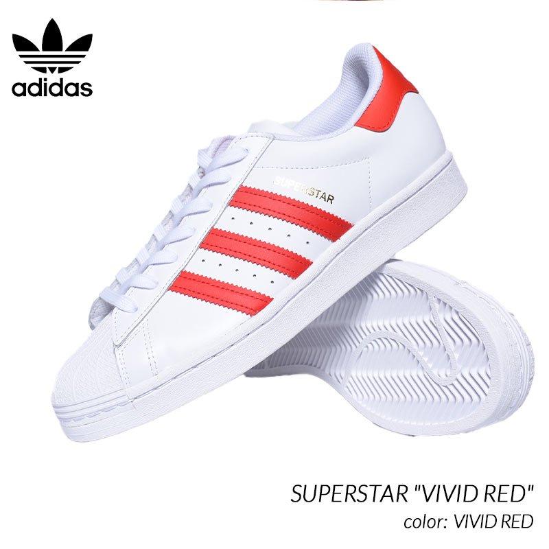 Adidas superstar red clearance colour