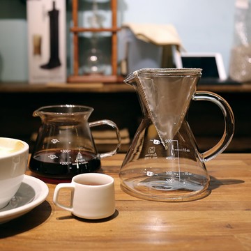 【集購】CUG｜咖啡壺組(不鏽鋼濾紙+耐熱玻璃壺)