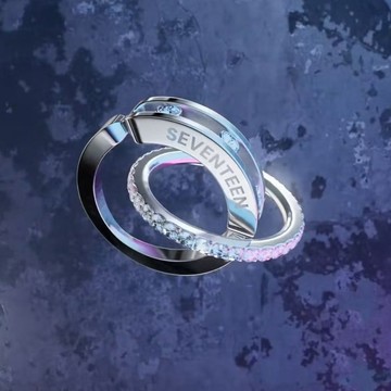 ⭐韩国代购正版⭐《韩国男团SEVENTEEN克拉10周年》纪念戒指 SVT粉丝应援周边配饰