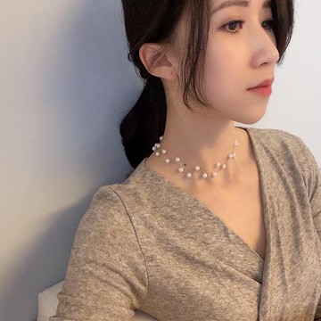 Zeal _ 浪漫精緻珍珠頸鏈項鍊
