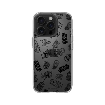 iPhone 16 Pro Clear Case（相機按鈕） 透明 - 迪士尼-星際大戰 Star Wars - Pattern 星際大戰-Galaxy